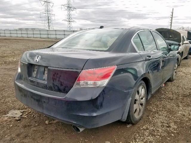 1HGCP26839A167253 - 2009 HONDA ACCORD EXL BLACK photo 4