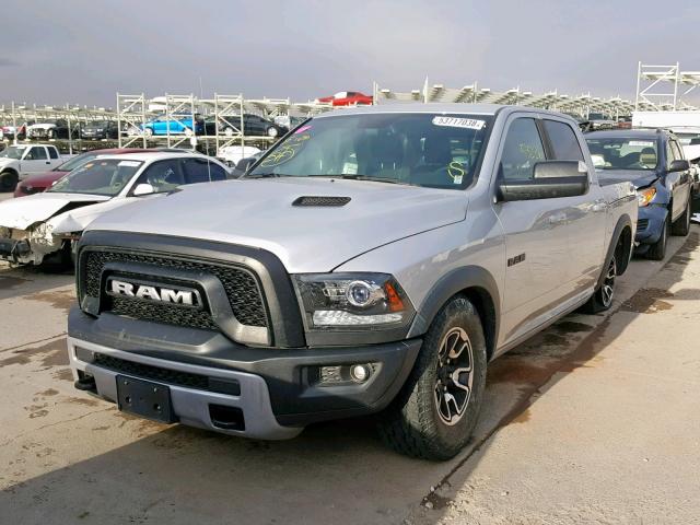 1C6RR7YT9GS120955 - 2016 RAM 1500 REBEL ვერცხლისფერი ფოტო 2