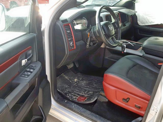 1C6RR7YT9GS120955 - 2016 RAM 1500 REBEL ვერცხლისფერი ფოტო 9