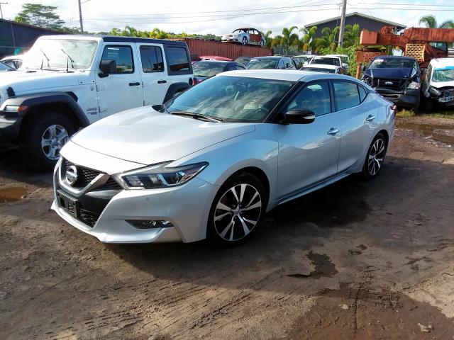 1N4AA6AP0JC385730 - 2018 NISSAN MAXIMA 3.5 SILVER photo 2