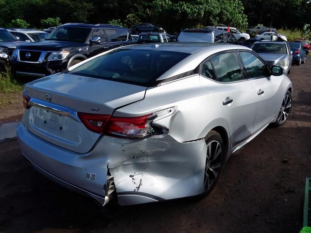 1N4AA6AP0JC385730 - 2018 NISSAN MAXIMA 3.5 SILVER photo 4