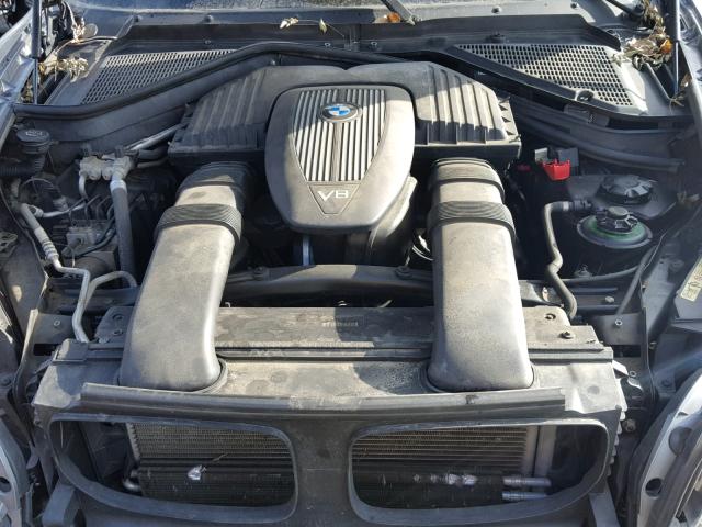 5UXFE83519L168905 - 2009 BMW X5 XDRIVE4 GRAY photo 7