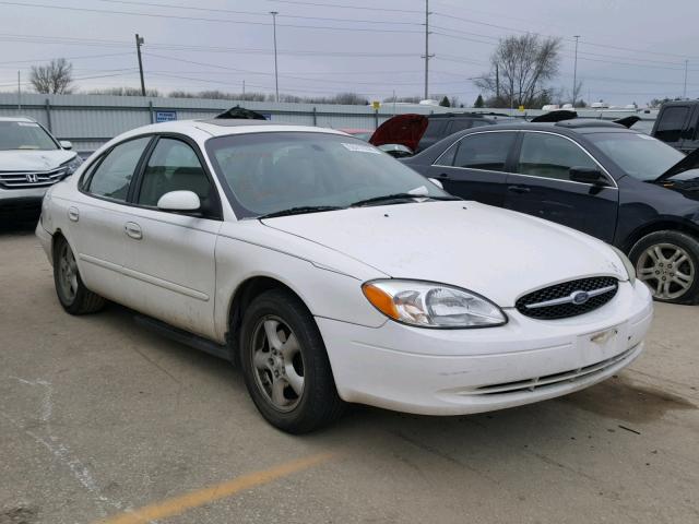 1FAFP55U32G269494 - 2002 FORD TAURUS SES WHITE photo 1