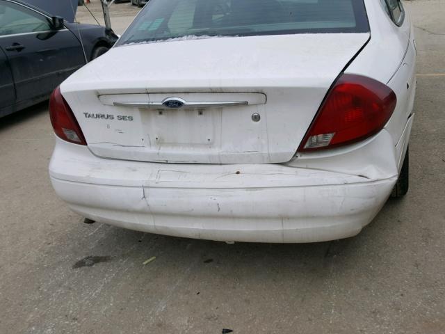 1FAFP55U32G269494 - 2002 FORD TAURUS SES WHITE photo 9