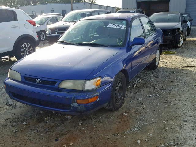 1NXBB02E6VZ630029 - 1997 TOYOTA COROLLA DX BLUE photo 2