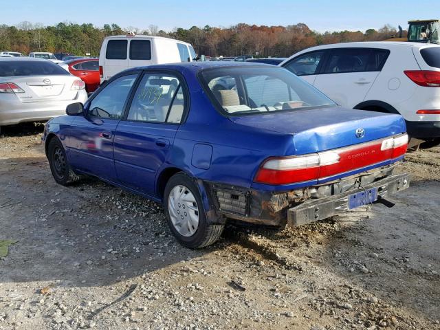 1NXBB02E6VZ630029 - 1997 TOYOTA COROLLA DX BLUE photo 3