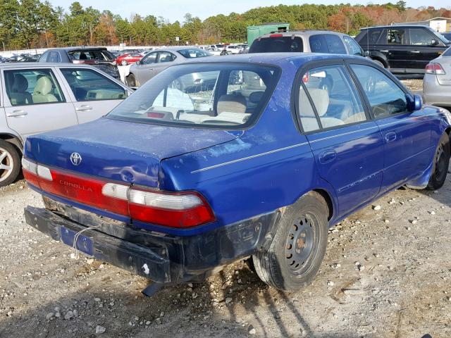 1NXBB02E6VZ630029 - 1997 TOYOTA COROLLA DX BLUE photo 4