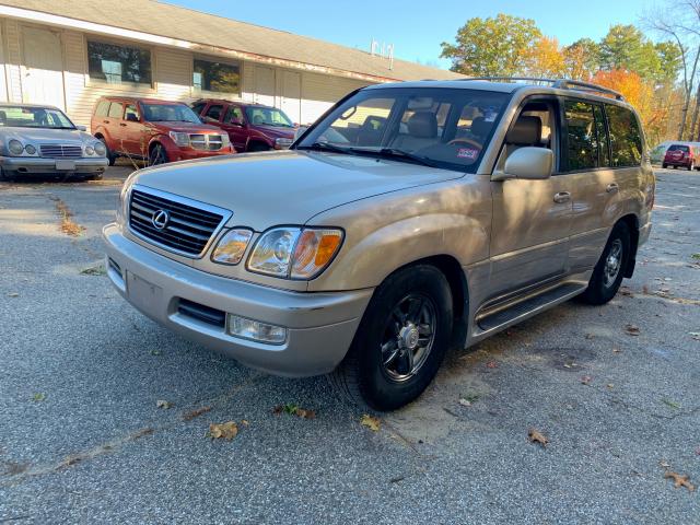 JTJHT00W123515912 - 2002 LEXUS LX 470 GOLD photo 2