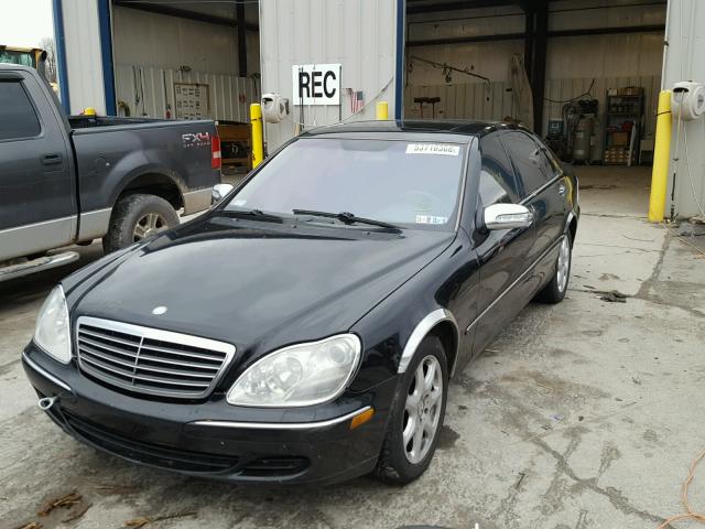 WDBNG84J03A344265 - 2003 MERCEDES-BENZ S 500 4MAT BLACK photo 2