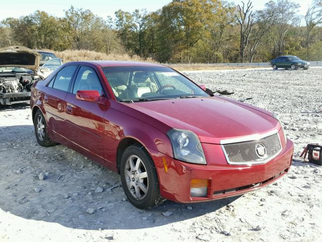 1G6DP567850200603 - 2005 CADILLAC CTS HI FEA MAROON photo 1