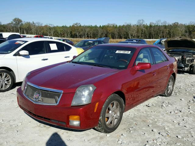 1G6DP567850200603 - 2005 CADILLAC CTS HI FEA MAROON photo 2