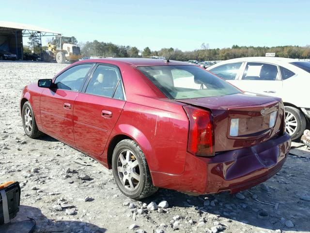 1G6DP567850200603 - 2005 CADILLAC CTS HI FEA MAROON photo 3