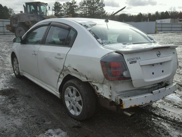 3N1AB6AP7AL680466 - 2010 NISSAN SENTRA 2.0 WHITE photo 3