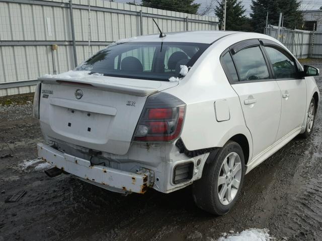 3N1AB6AP7AL680466 - 2010 NISSAN SENTRA 2.0 WHITE photo 4