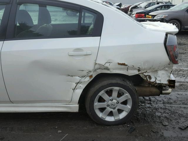 3N1AB6AP7AL680466 - 2010 NISSAN SENTRA 2.0 WHITE photo 9