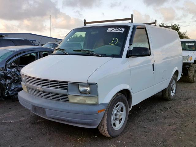 1GCDM19X44B104772 - 2004 CHEVROLET ASTRO WHITE photo 2