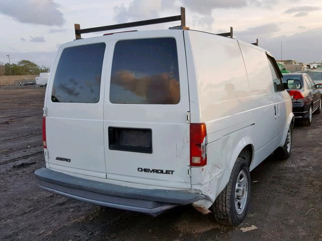 1GCDM19X44B104772 - 2004 CHEVROLET ASTRO WHITE photo 4