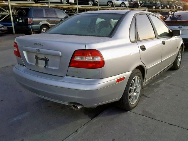 YV1VS275X4F043982 - 2004 VOLVO S40 1.9T SILVER photo 4