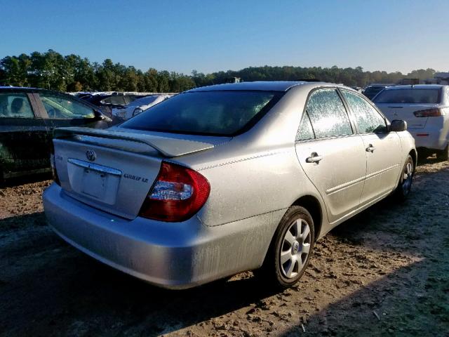 4T1BE32K83U202975 - 2003 TOYOTA CAMRY LE GRAY photo 4