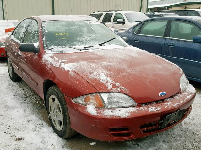 1G1JF524517254093 - 2001 CHEVROLET CAVALIER L RED photo 1