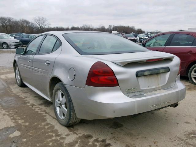 2G2WP552561208857 - 2006 PONTIAC GRAND PRIX ვერცხლისფერი ფოტო 3