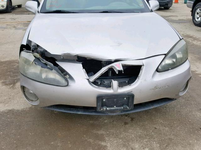 2G2WP552561208857 - 2006 PONTIAC GRAND PRIX ვერცხლისფერი ფოტო 9