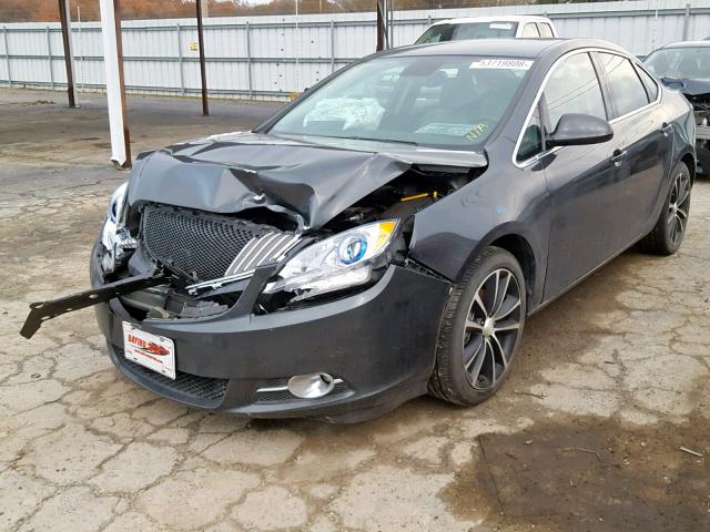 1G4PR5SK0H4106190 - 2017 BUICK VERANO SPO GRAY photo 2