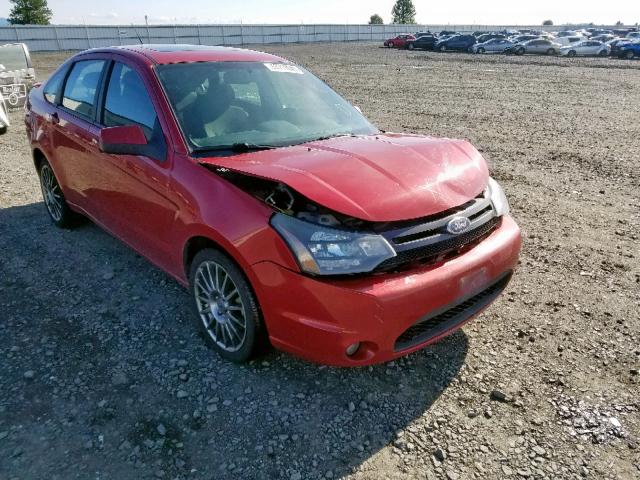 1FAHP3GNXBW135915 - 2011 FORD FOCUS SES RED photo 1