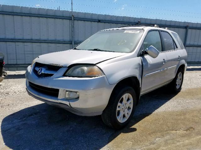 2HNYD18854H550782 - 2004 ACURA MDX TOURIN SILVER photo 2