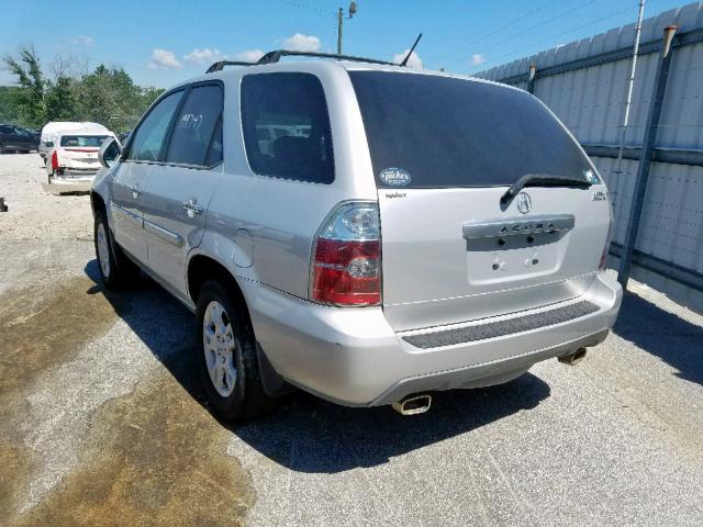 2HNYD18854H550782 - 2004 ACURA MDX TOURIN SILVER photo 3