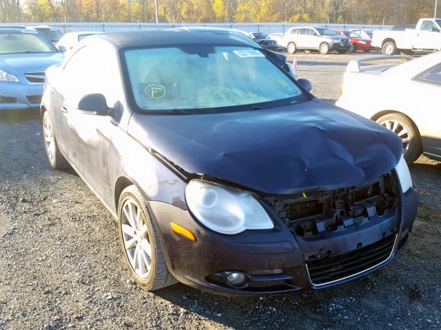 WVWFA71F77V016955 - 2007 VOLKSWAGEN EOS 2.0T L BLUE photo 1