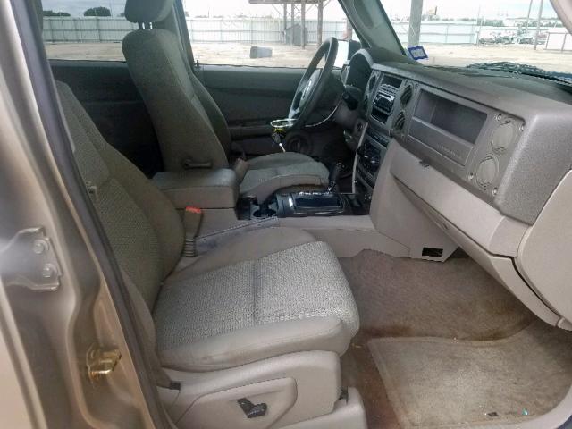 1J8HH48N16C175960 - 2006 JEEP COMMANDER 金色 照片 5