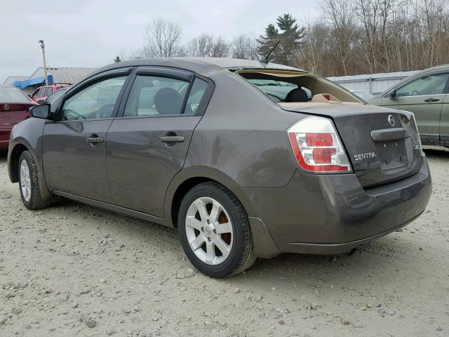 3N1AB61E67L653802 - 2007 NISSAN SENTRA 2.0 GRAY photo 3