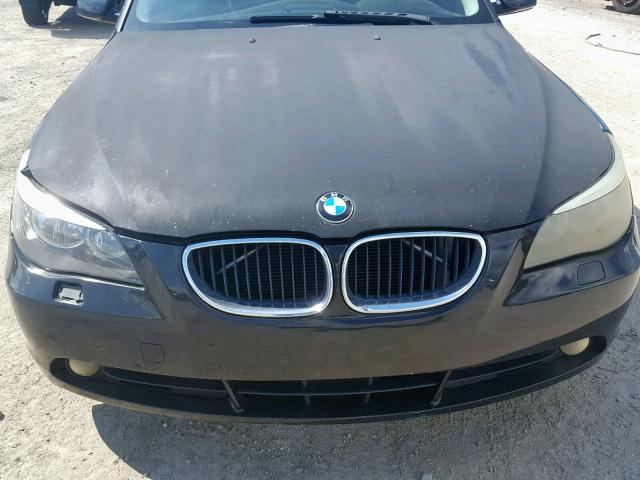 WBANA53584B854040 - 2004 BMW 525 I BLACK photo 9