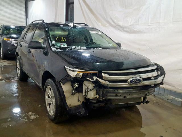 2FMDK4GC6EBA70848 - 2014 FORD EDGE SE BLACK photo 1