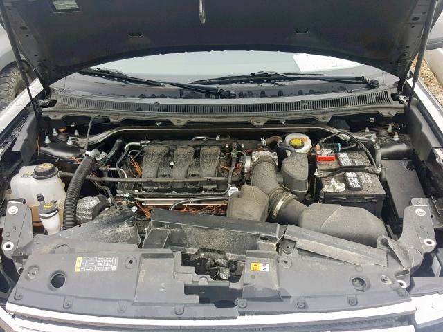 2FMGK5B84JBA02404 - 2018 FORD FLEX SE GRAY photo 7