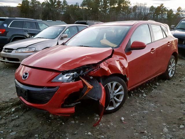 JM1BL1K67B1463287 - 2011 MAZDA 3 S RED photo 2