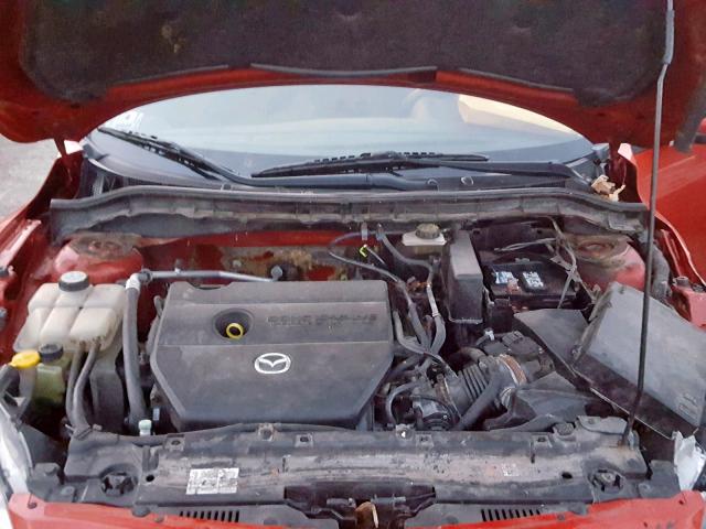 JM1BL1K67B1463287 - 2011 MAZDA 3 S RED photo 7