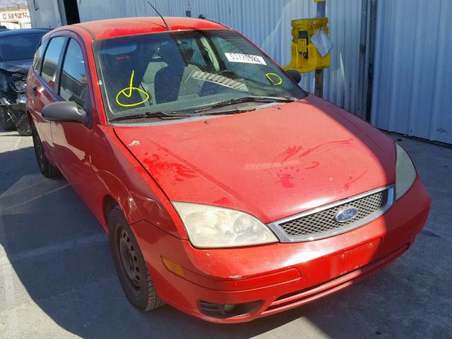 1FAFP37N47W169458 - 2007 FORD FOCUS ZX5 RED photo 1