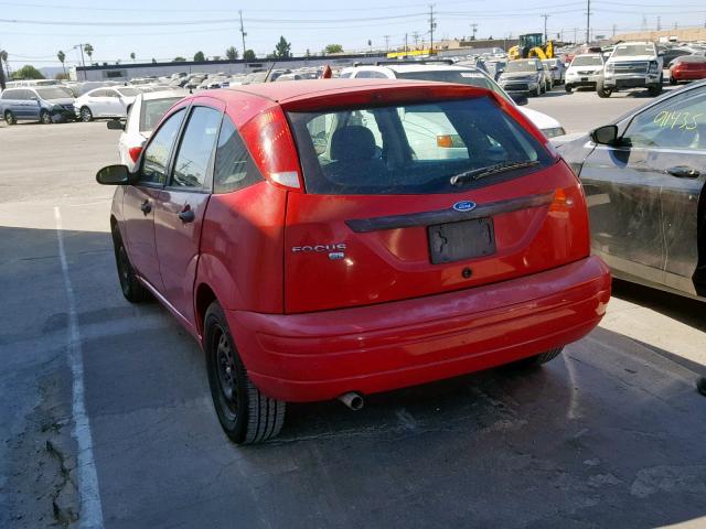 1FAFP37N47W169458 - 2007 FORD FOCUS ZX5 RED photo 3