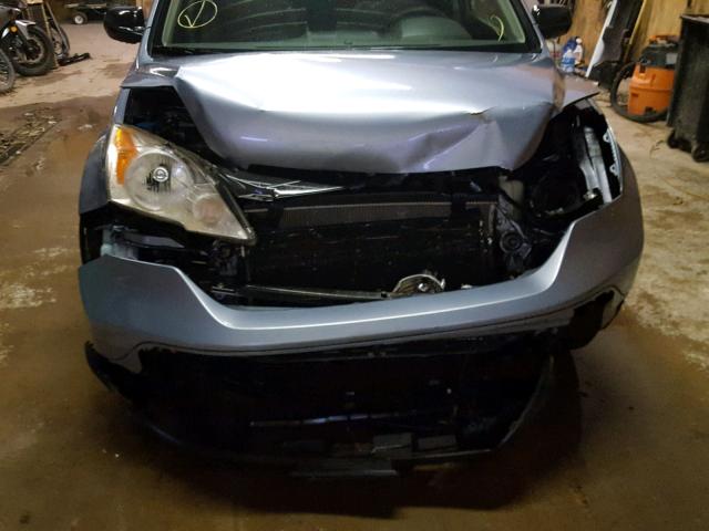 JHLRE48557C064112 - 2007 HONDA CR-V EX BLUE photo 9