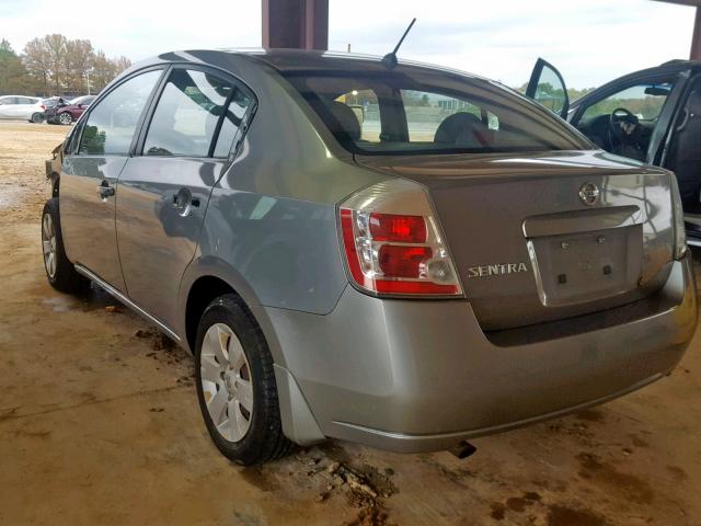 3N1AB61E28L677743 - 2008 NISSAN SENTRA 2.0 GRAY photo 3