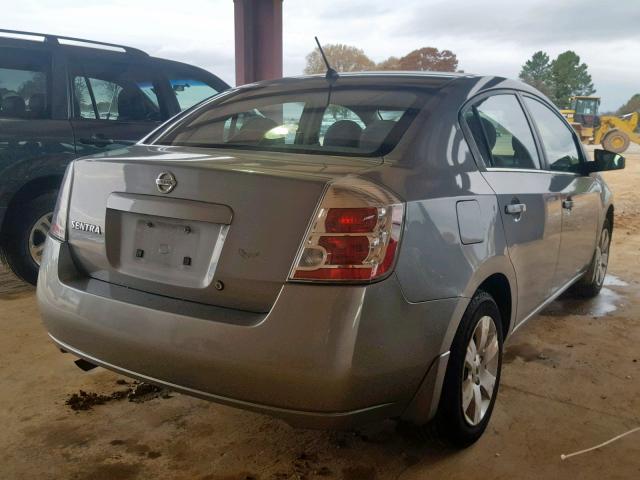 3N1AB61E28L677743 - 2008 NISSAN SENTRA 2.0 GRAY photo 4