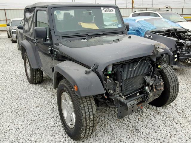 1C4AJWAG1FL674911 - 2015 JEEP WRANGLER S BLACK photo 1