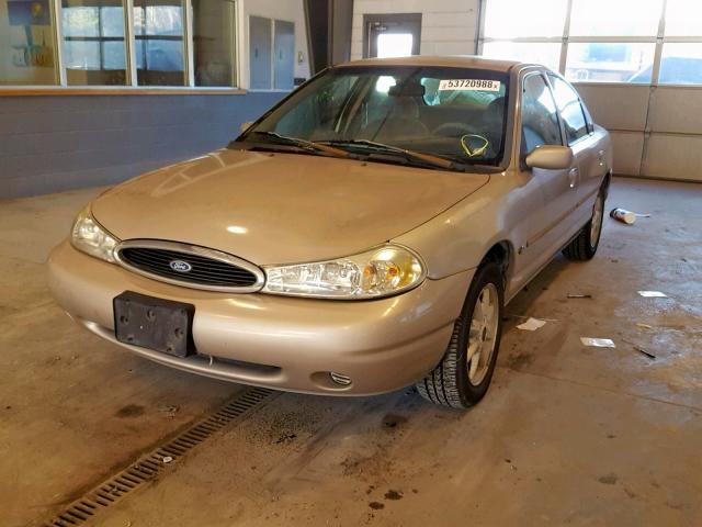 1FAFP6630XK213576 - 1999 FORD CONTOUR SE BROWN photo 2