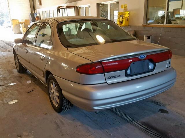 1FAFP6630XK213576 - 1999 FORD CONTOUR SE BROWN photo 3