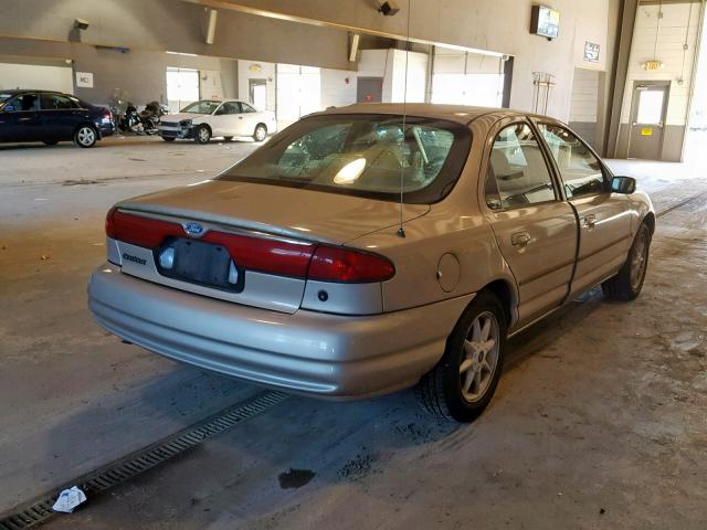 1FAFP6630XK213576 - 1999 FORD CONTOUR SE BROWN photo 4