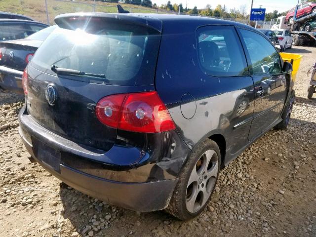 WVWFV71K67W133695 - 2007 VOLKSWAGEN NEW GTI FA BLACK photo 4