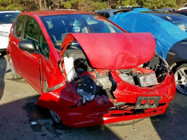 JHMGE87299S038655 - 2009 HONDA FIT RED photo 1