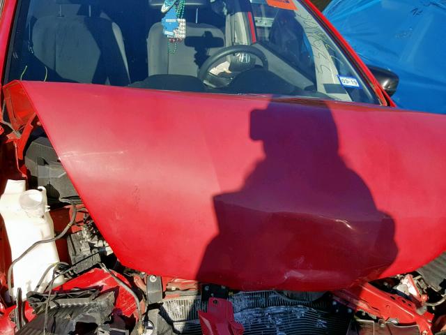 JHMGE87299S038655 - 2009 HONDA FIT RED photo 7